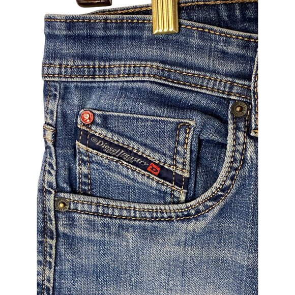 Diesel Industry blue Kulter straight leg low rise jeans size 32 - Picture 3 of 6